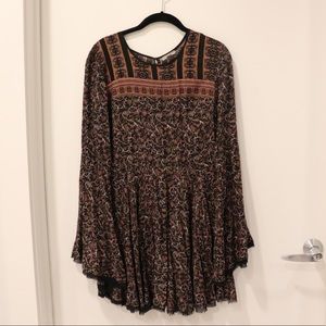 Anthropologie | Ecote | Flare Floral Mini Dress